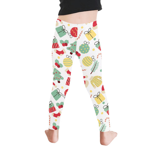 Festive Christmas All-Over Print Girls Leggings