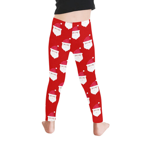 Santa Claus Christmas All-Over Print Girls Leggings