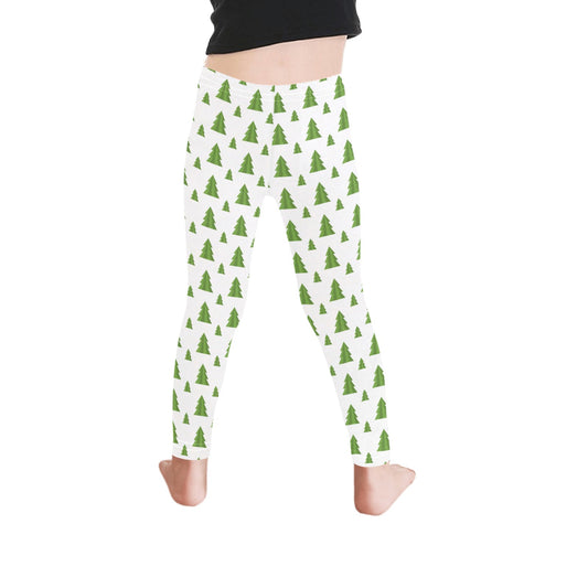 Christmas Tree All-Over Print Leggings for Girls