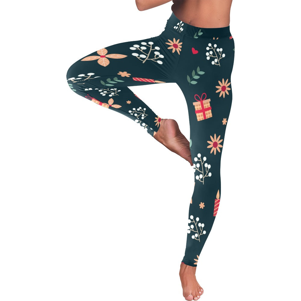 Festive Christmas Women's All-Over Low Rise Leggings