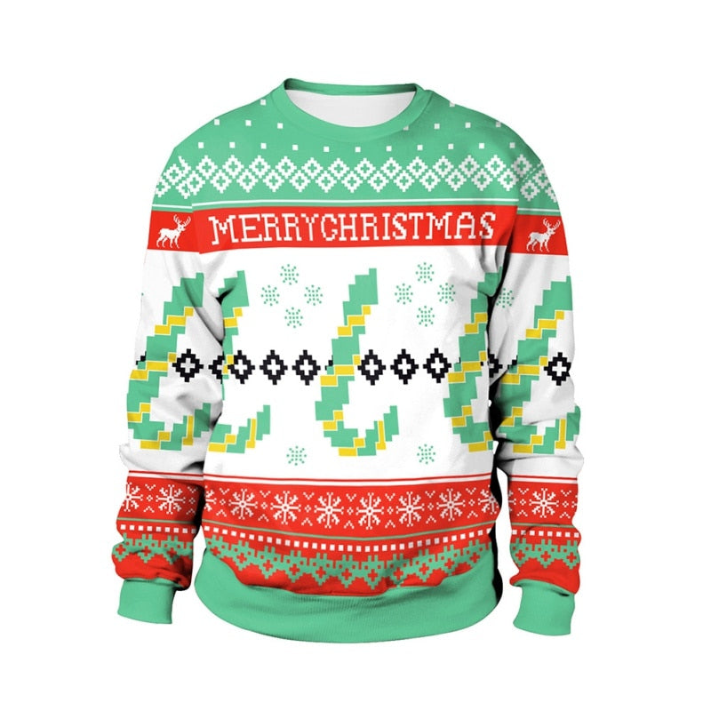 Playful Women’s Christmas Sweater - Cozy Holiday Style