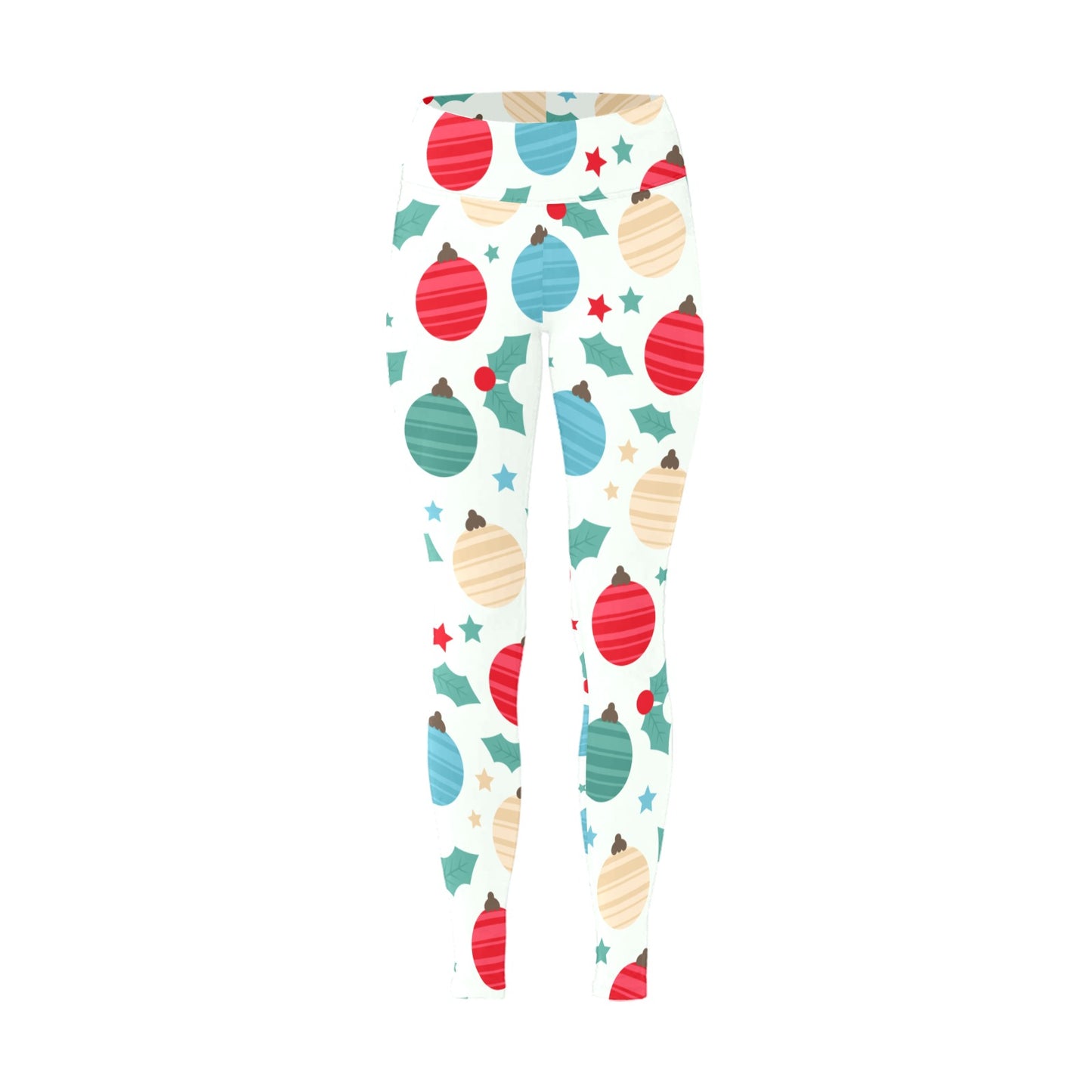 Christmas Running Ornaments Women's Workout Leggings