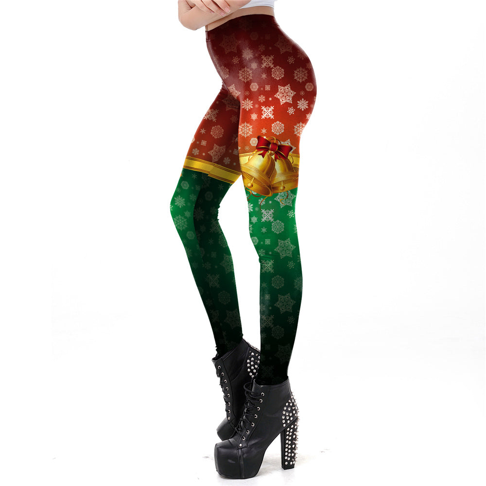 Festive Snowflake Leggings for Women
