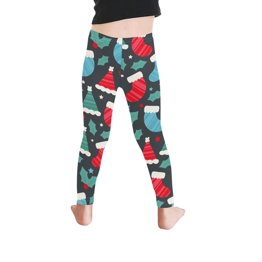 Festive Christmas Themed Leggings for Girls