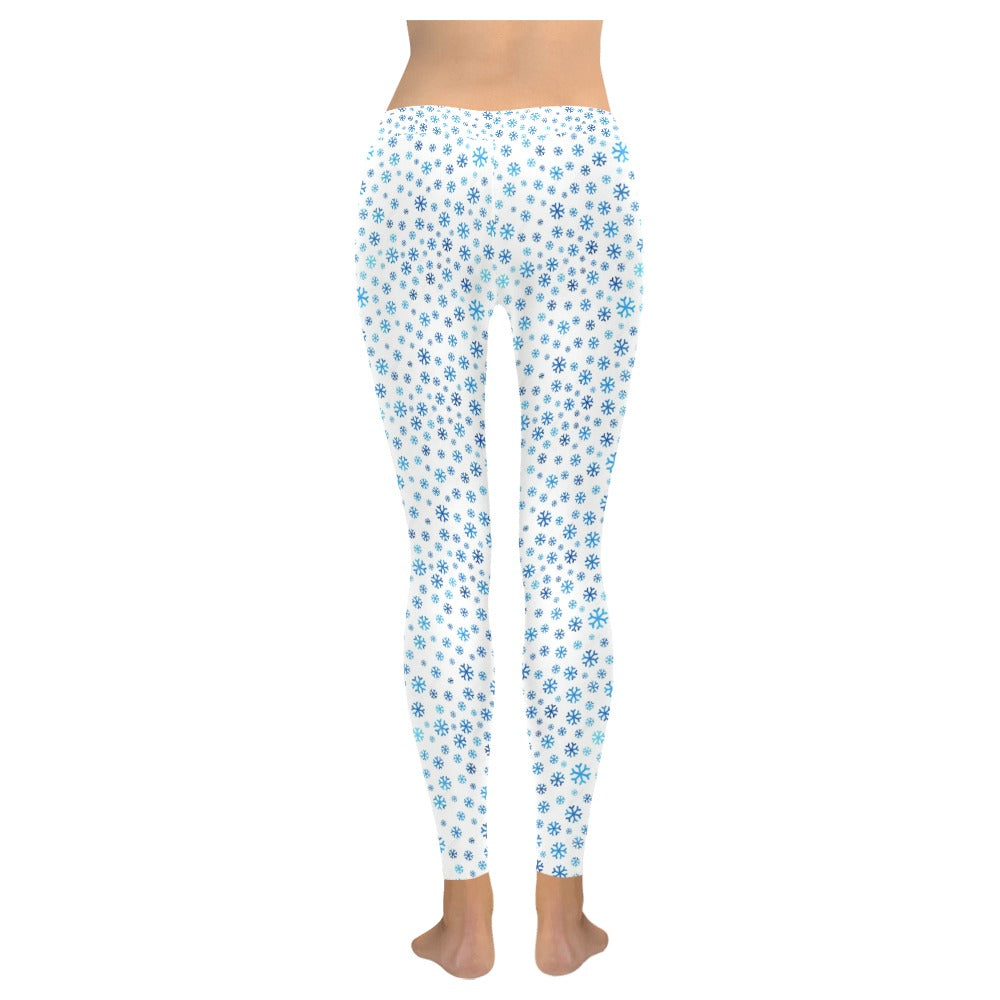 Snowflake Women's Christmas All-Over Low Rise Leggings