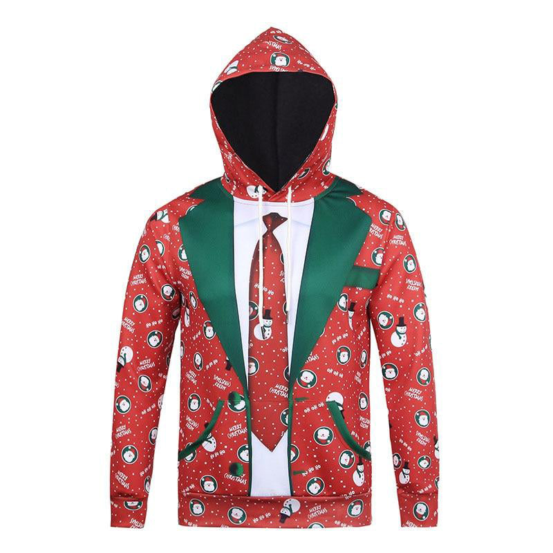 Festive 3D Tuxedo Hoodies for Men & Women