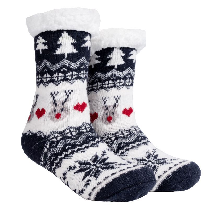 Cozy Christmas Floor Socks - Thick & Anti-Slip