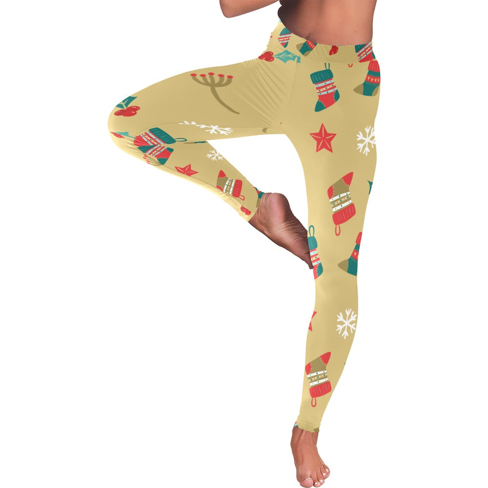Festive Christmas Women's All-Over Low Rise Leggings
