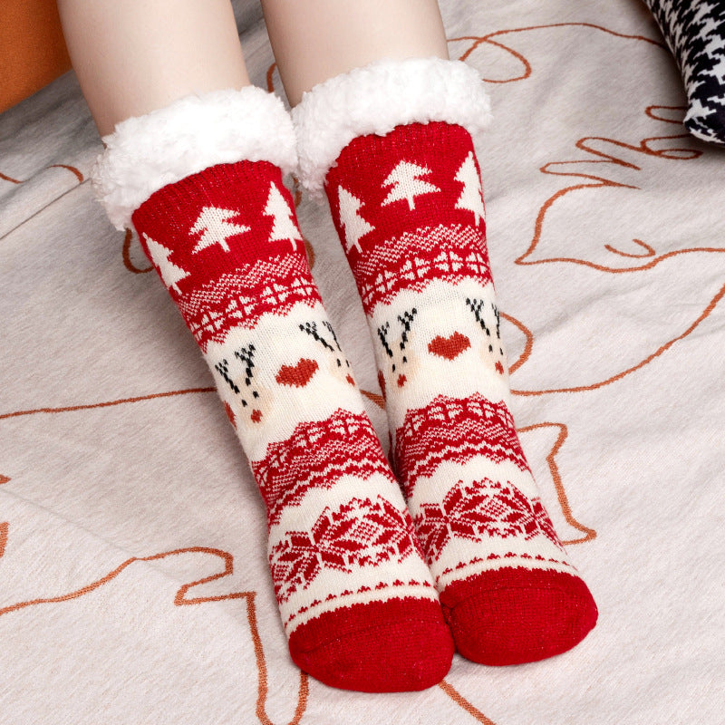 Cozy Christmas Floor Socks - Thick & Anti-Slip