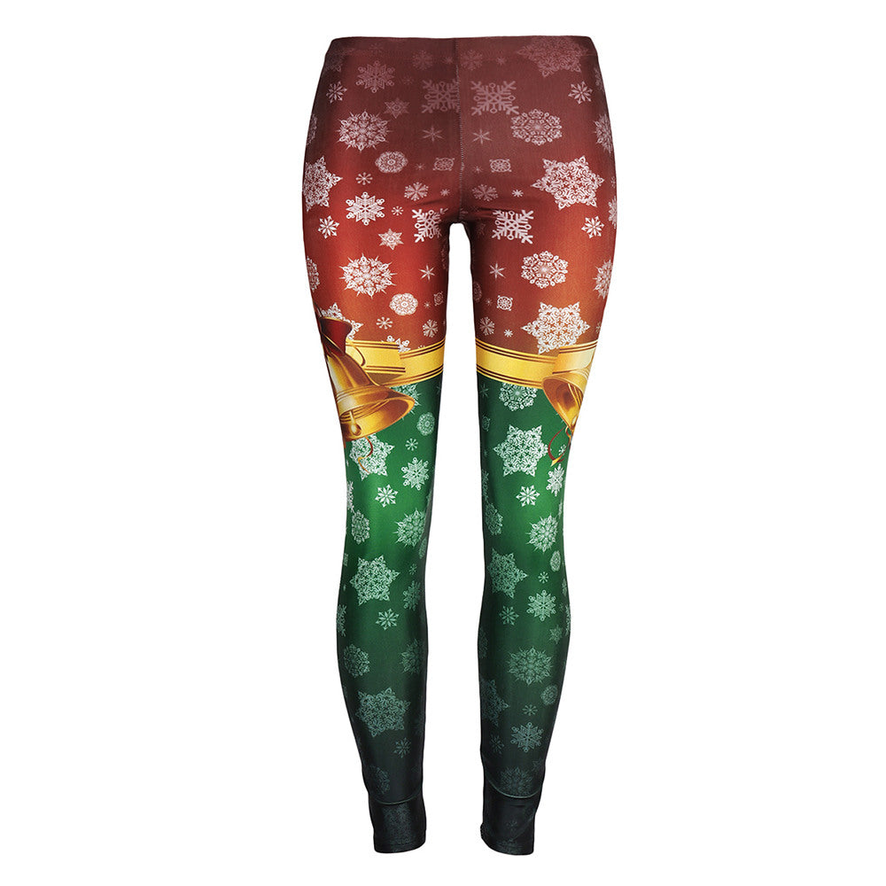 Festive Snowflake Leggings for Women