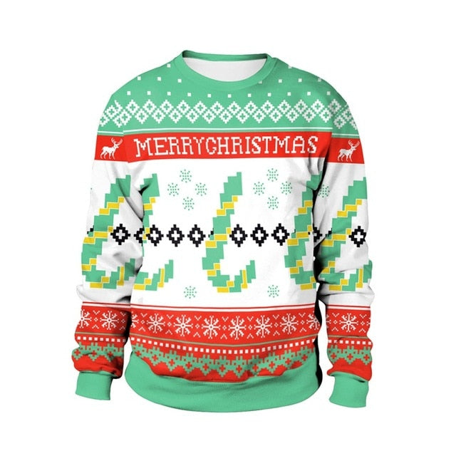 Playful Women’s Christmas Sweater - Cozy Holiday Style