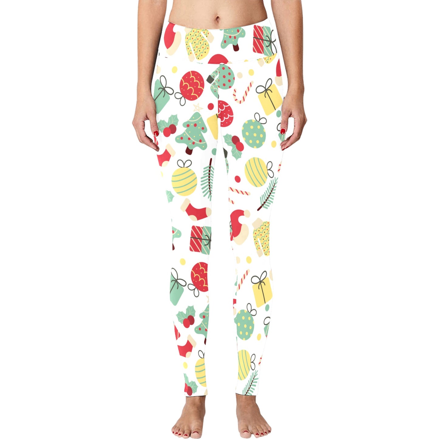 Christmas Running Women's Workout Leggings