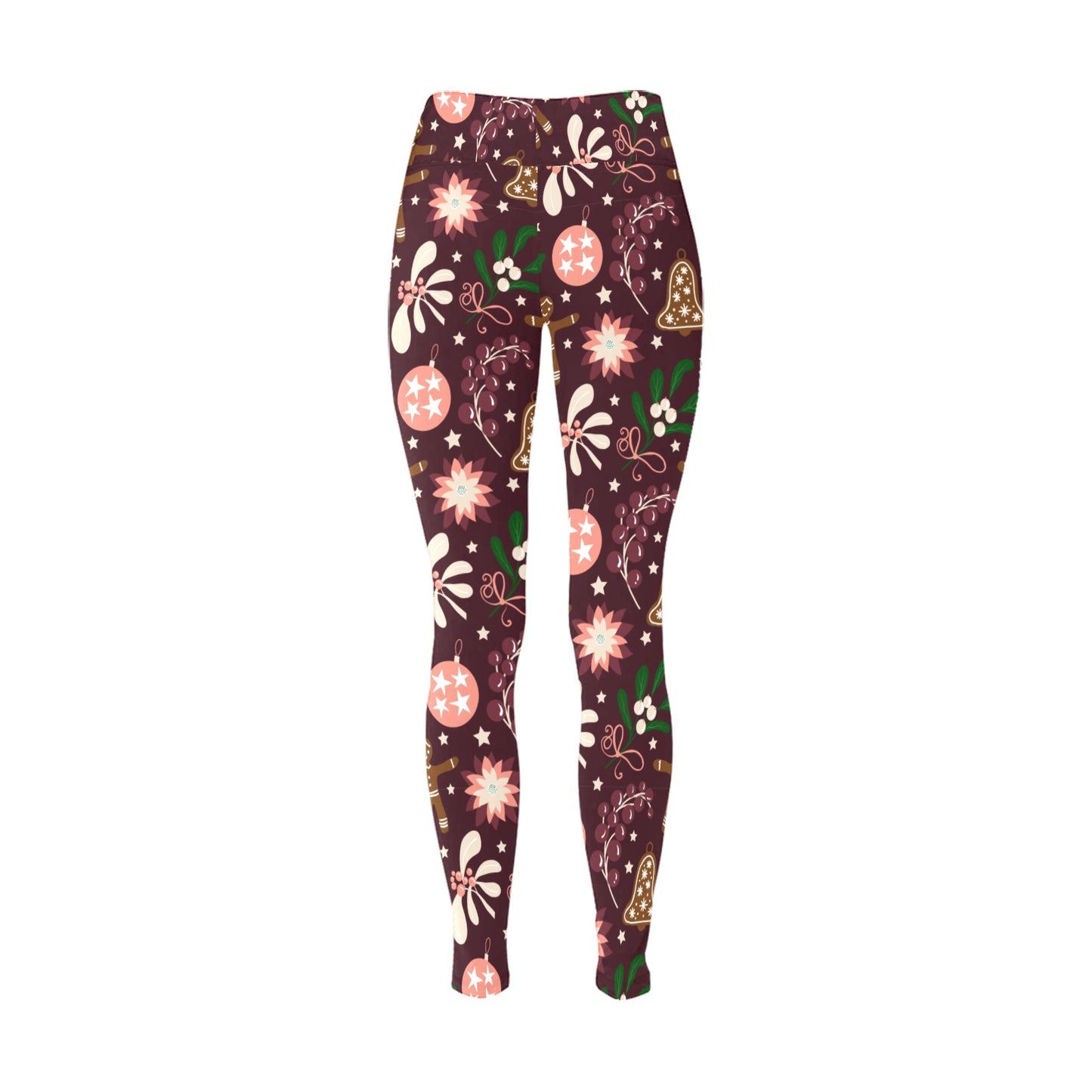 Dark Violet Gingerbread Women's Workout Leggings