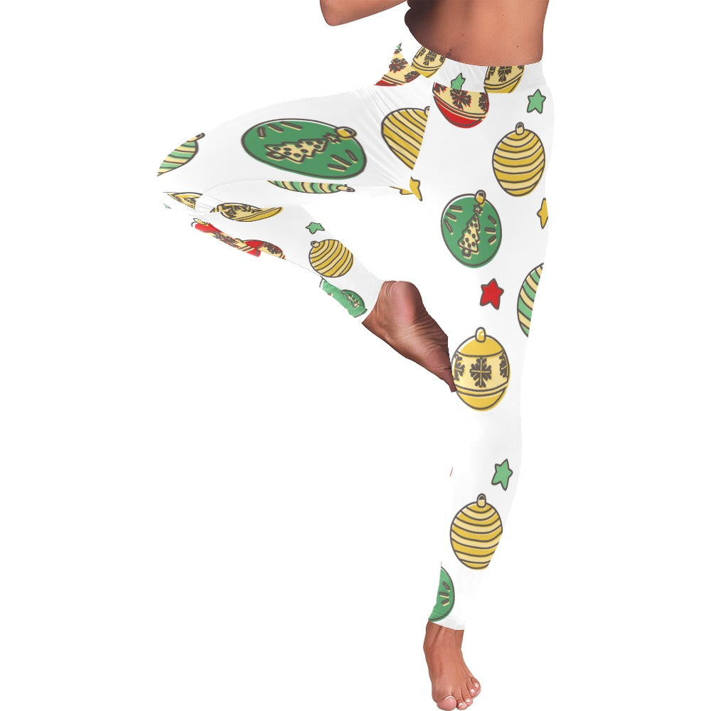 Festive Christmas Leggings with All-Over Print