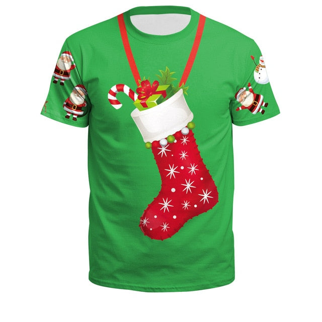 Funny Christmas T-Shirt - Short Sleeve Tee