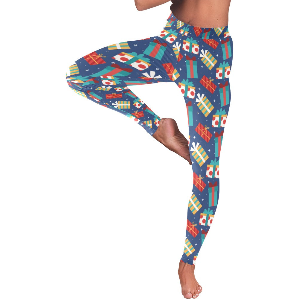 Festive Women's All-Over Low Rise Christmas Leggings