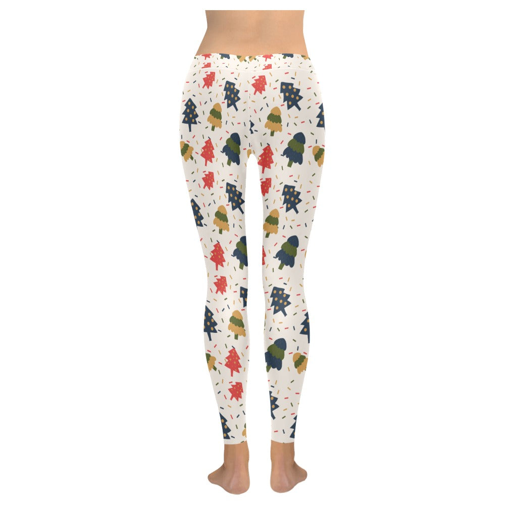 Christmas Trees All-Over Low Rise Leggings for Women