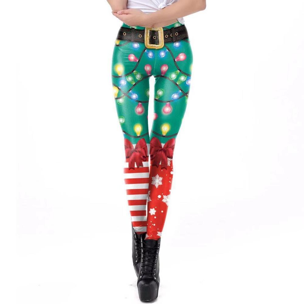 Christmas 3D Digital Print Leggings
