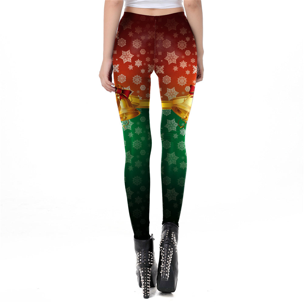 Festive Snowflake Leggings for Women