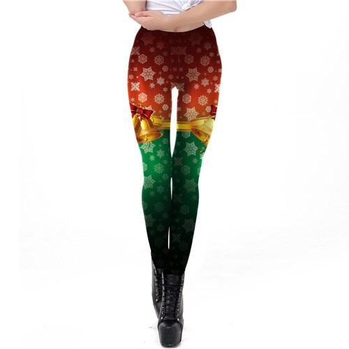 Festive Snowflake Leggings for Women