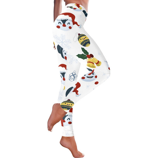 Festive Snowman Christmas Women's All-Over Low Rise Leggings