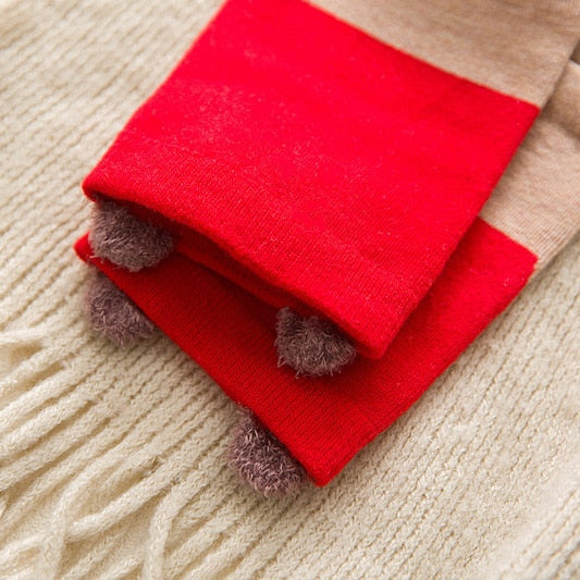 Festive Christmas Socks for Women - Cozy Winter Gift