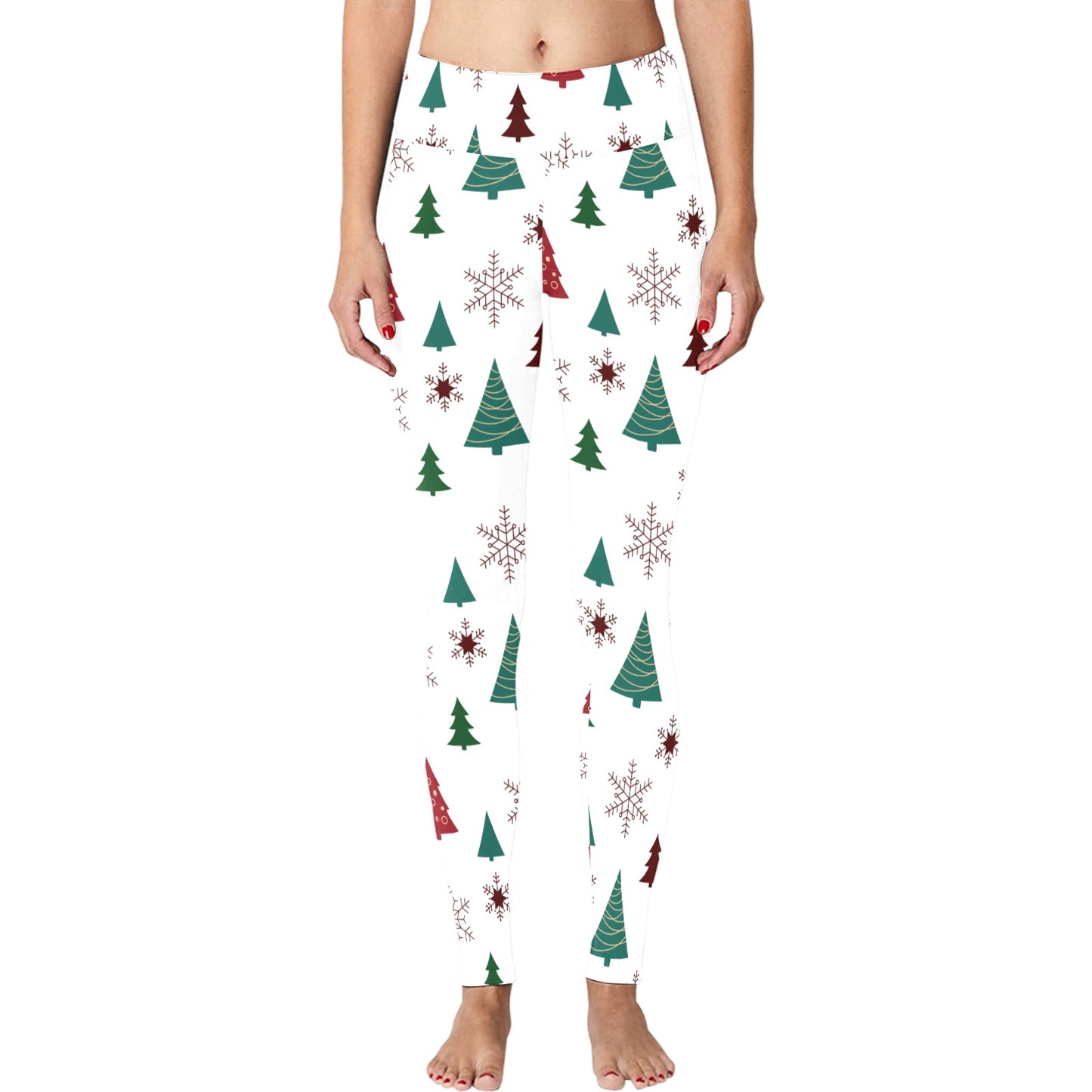 Christmas Running Women's Workout Leggings