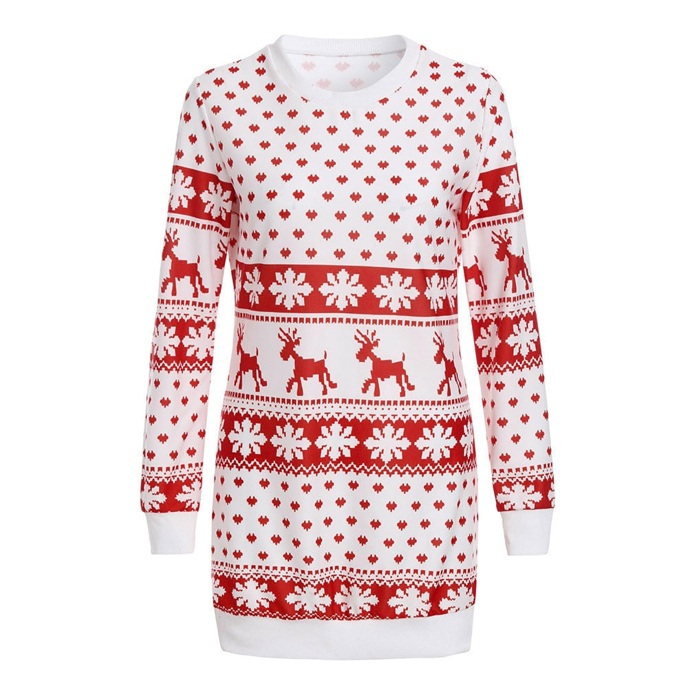 Festive Christmas-Themed Women’s Jumper Sweater