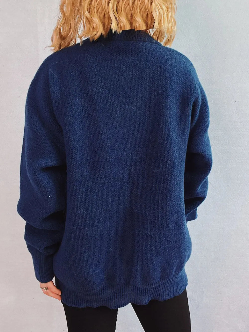 Santa Claus Round Neck Long Sleeve Sweater