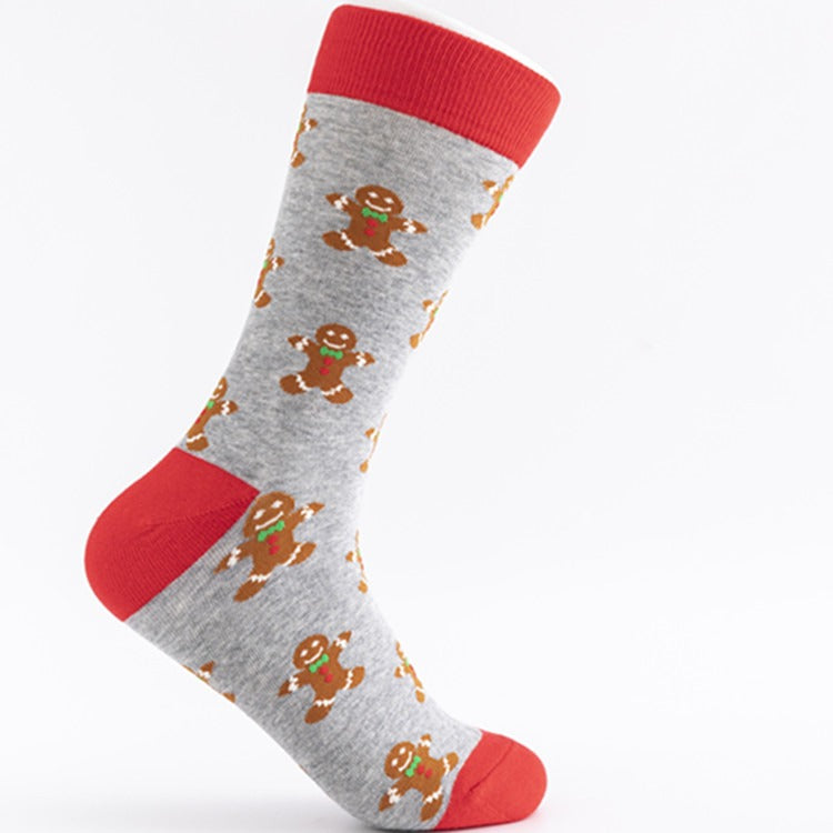Colorful Christmas Cotton Socks for Men