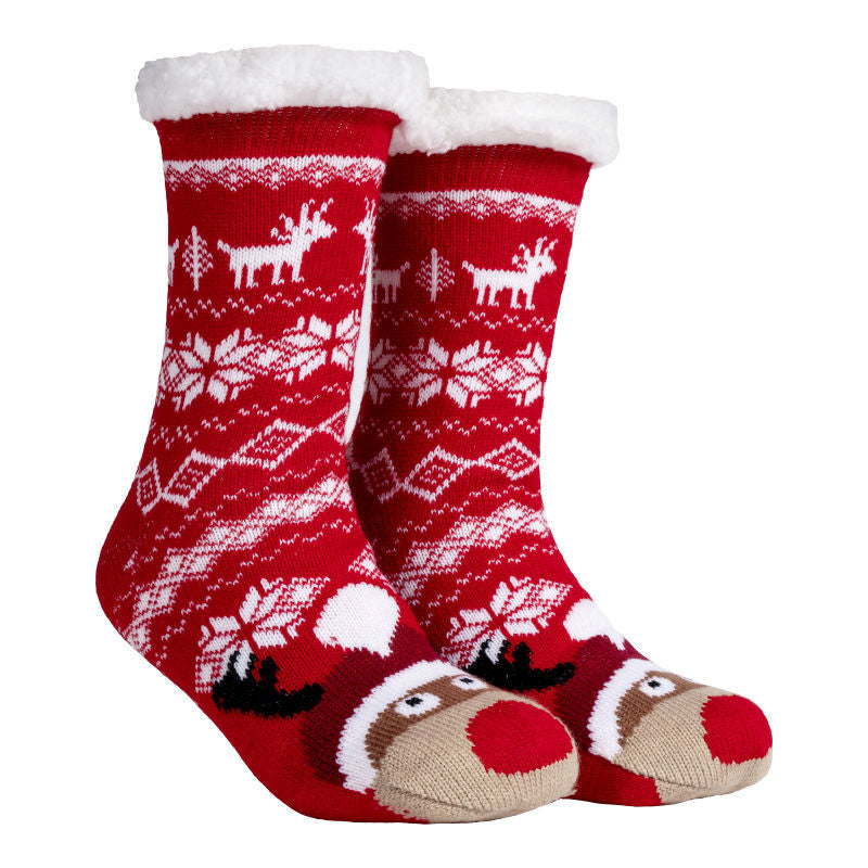 Cozy Christmas Floor Socks - Thick & Anti-Slip