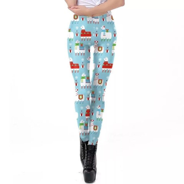 Christmas 3D Digital Print Leggings
