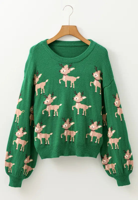 Cozy Christmas Sweater - Cute Knitted Pullover