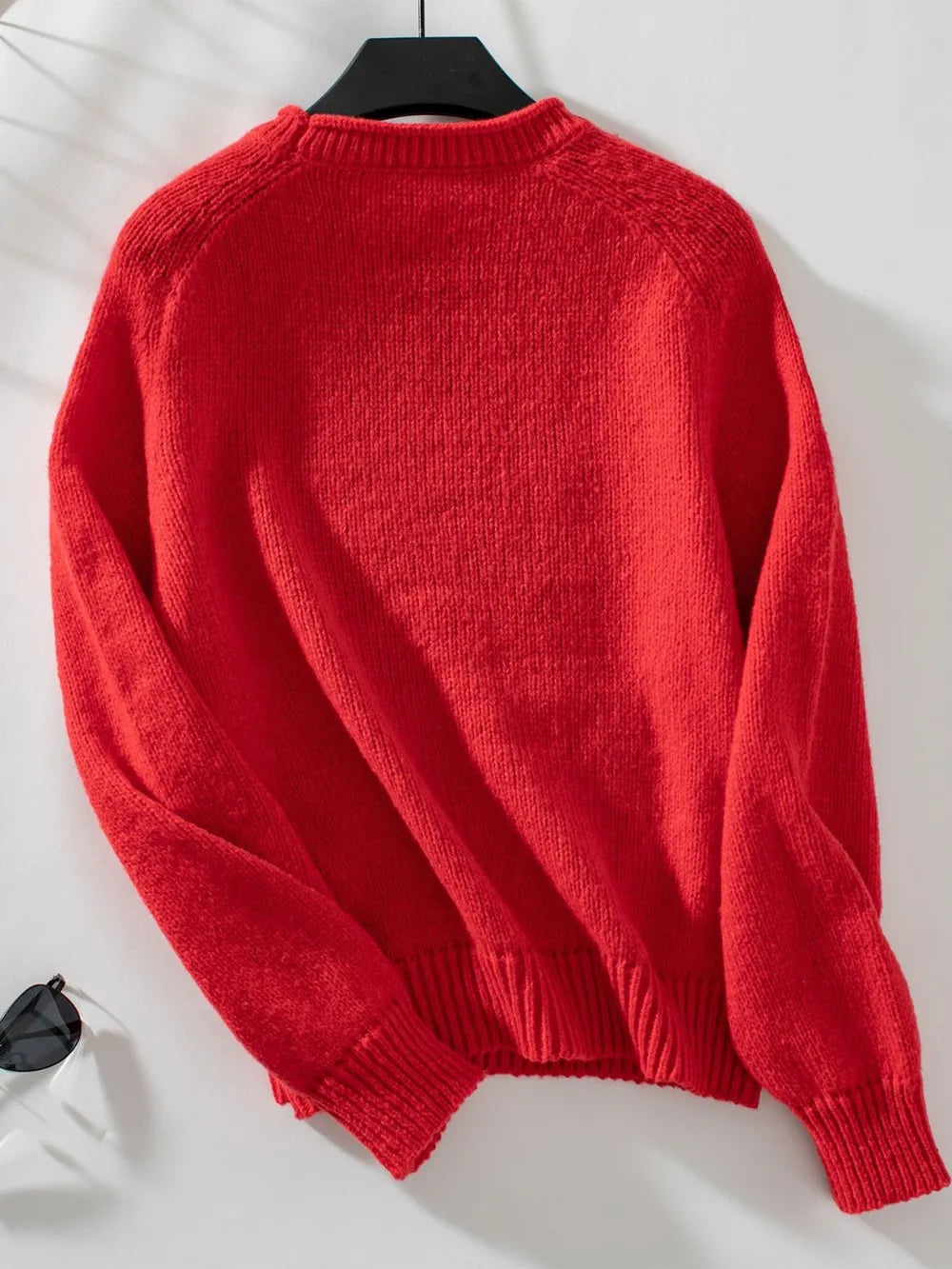 Festive Christmas Tree Raglan Sleeve Sweater