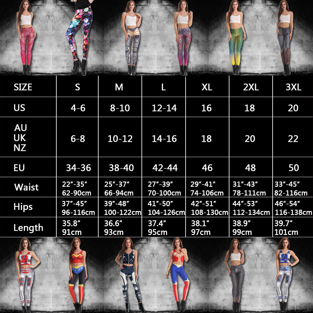 Christmas Lollipop Printed Leggings for Women