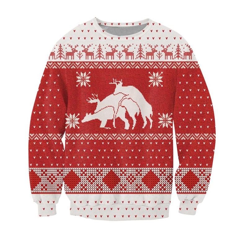3D Printed Christmas Sweatshirts for Men & Women
