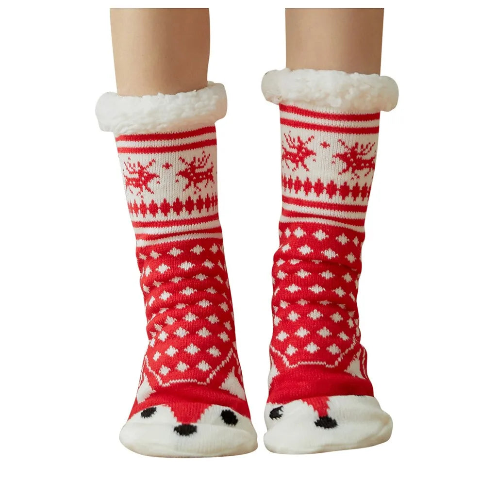 Festive Women's Christmas Socks - Fun Holiday Gift
