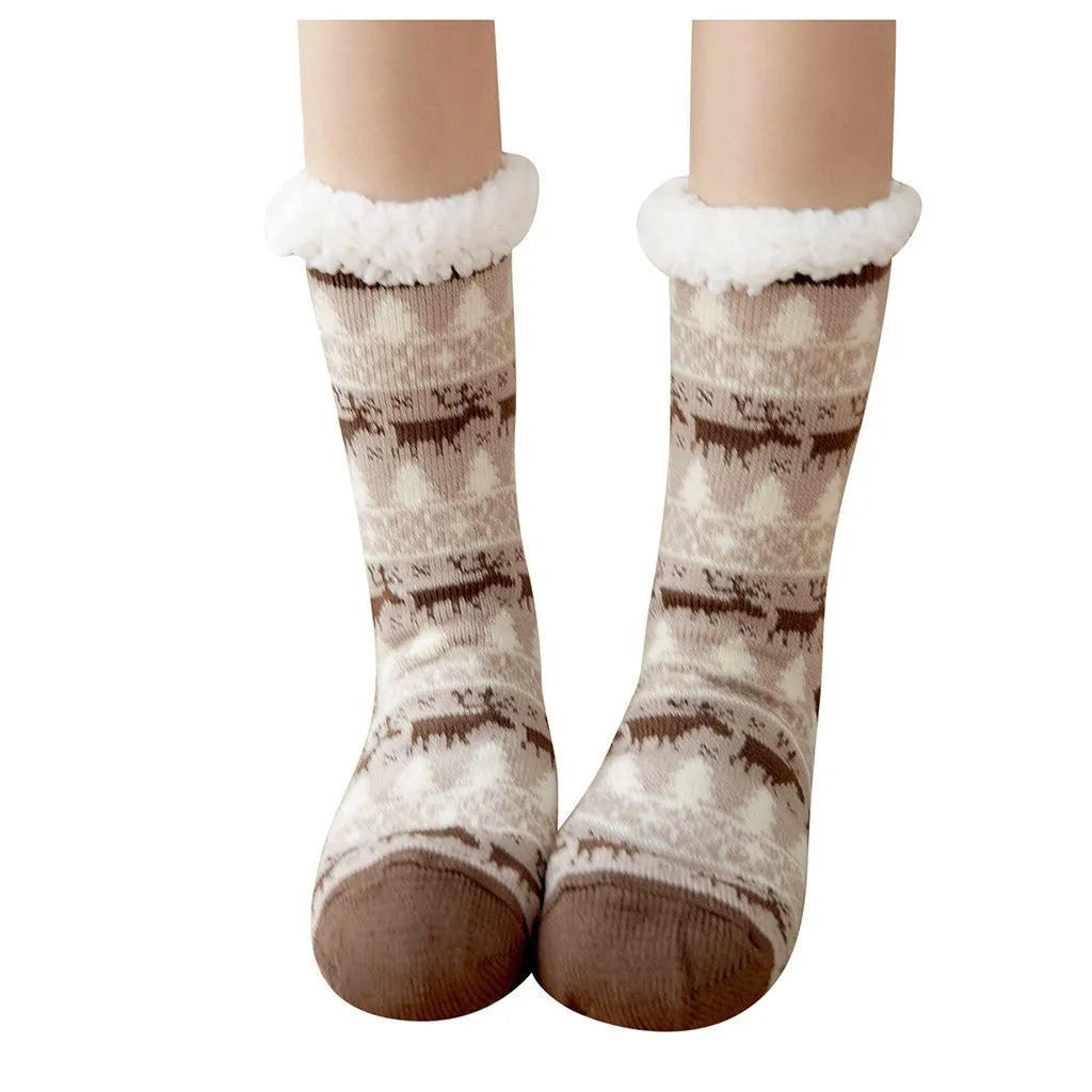 Festive Women's Christmas Socks - Fun Holiday Gift