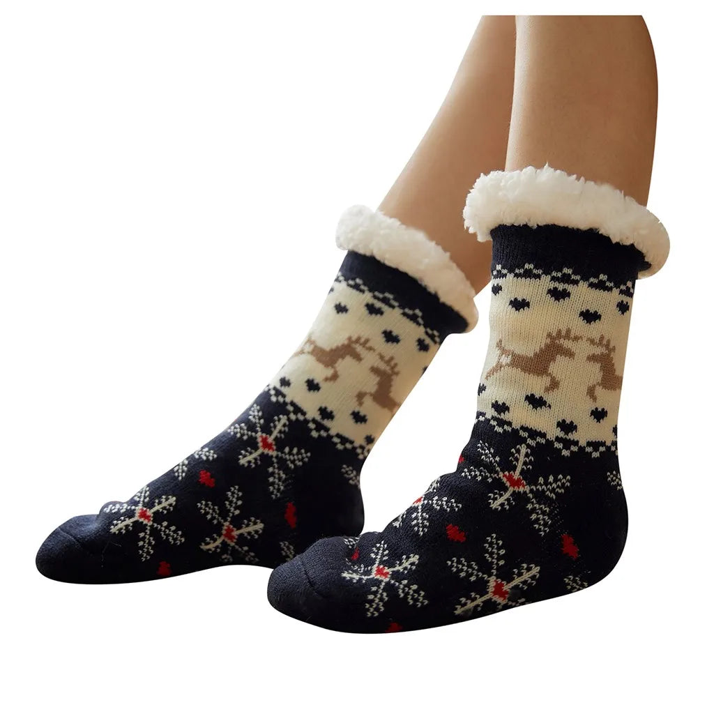 Festive Women's Christmas Socks - Fun Holiday Gift