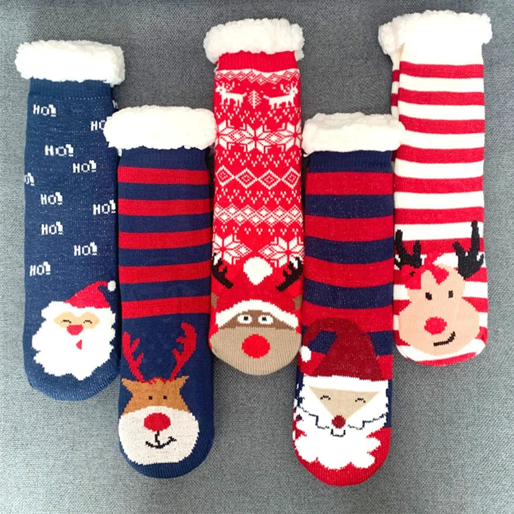 Festive Women's Christmas Socks - Fun Holiday Gift