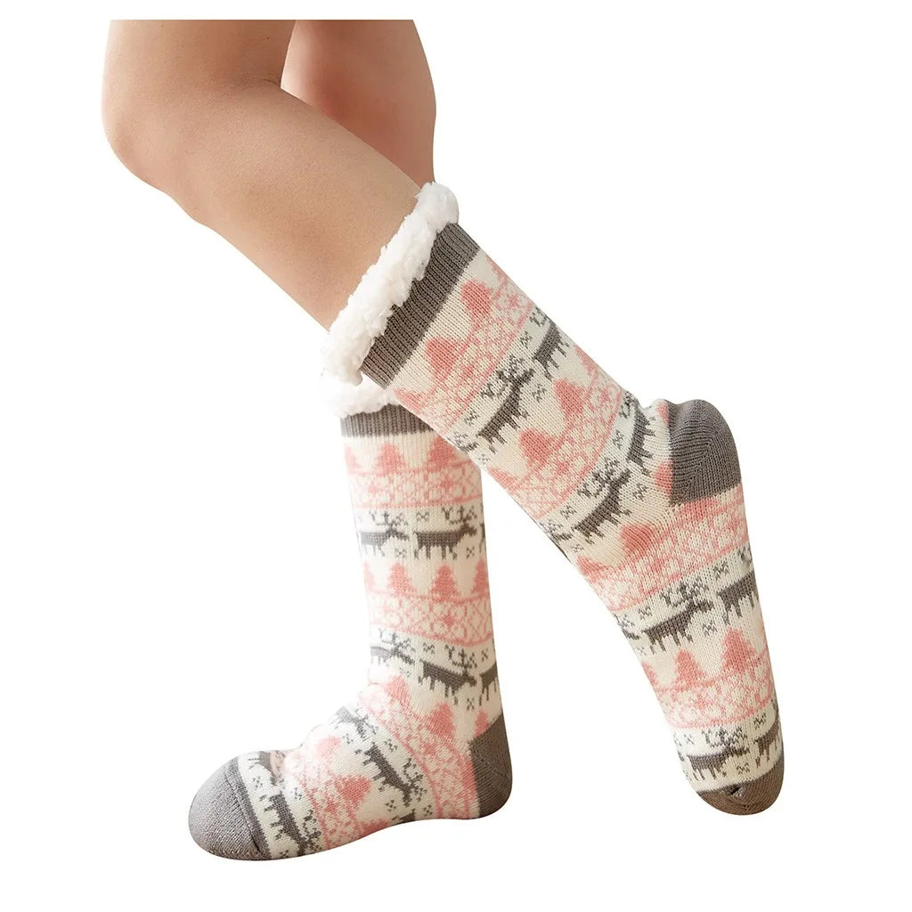 Festive Women's Christmas Socks - Fun Holiday Gift
