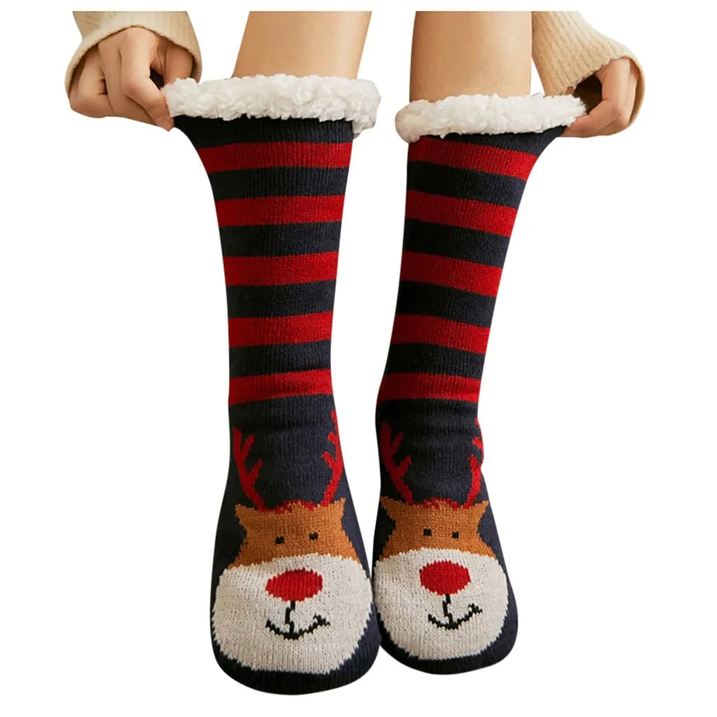 Festive Women's Christmas Socks - Fun Holiday Gift