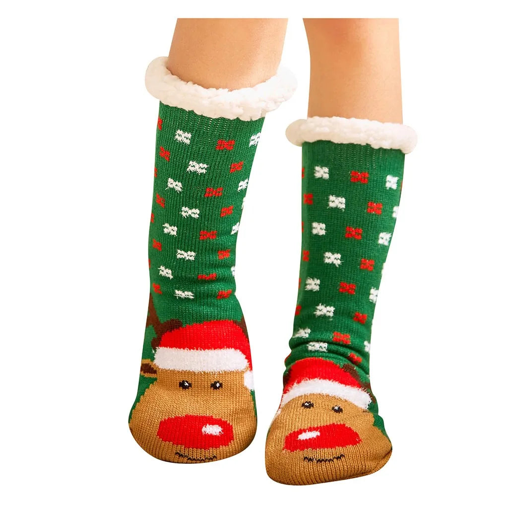 Festive Women's Christmas Socks - Fun Holiday Gift