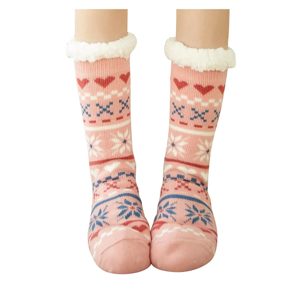 Festive Women's Christmas Socks - Fun Holiday Gift