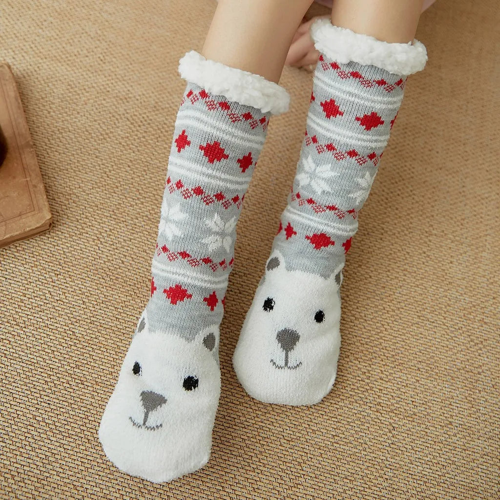 Festive Women's Christmas Socks - Fun Holiday Gift