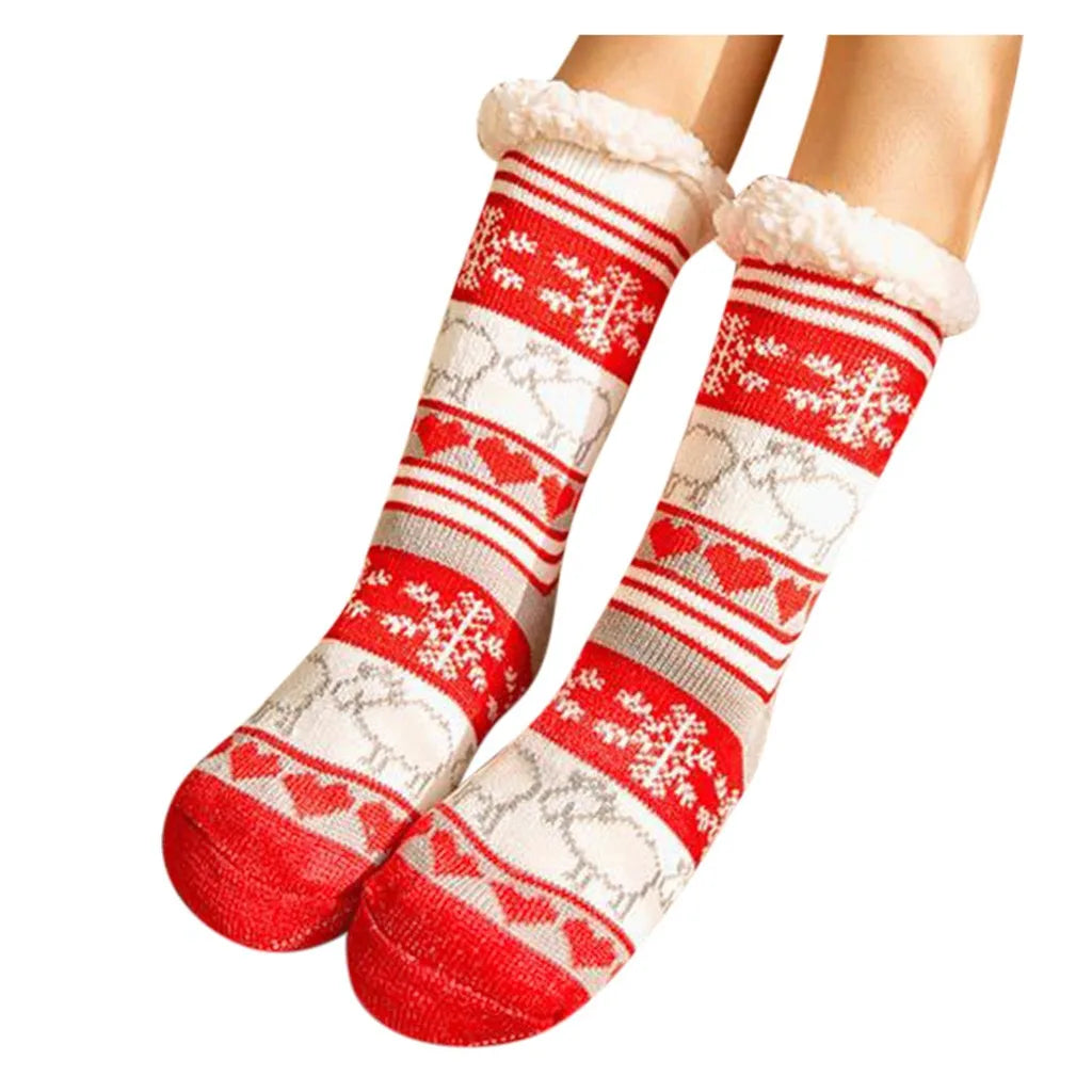 Festive Women's Christmas Socks - Fun Holiday Gift