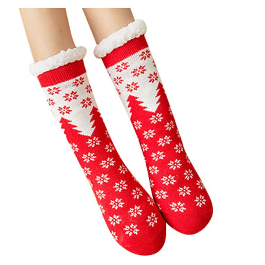 Festive Women's Christmas Socks - Fun Holiday Gift