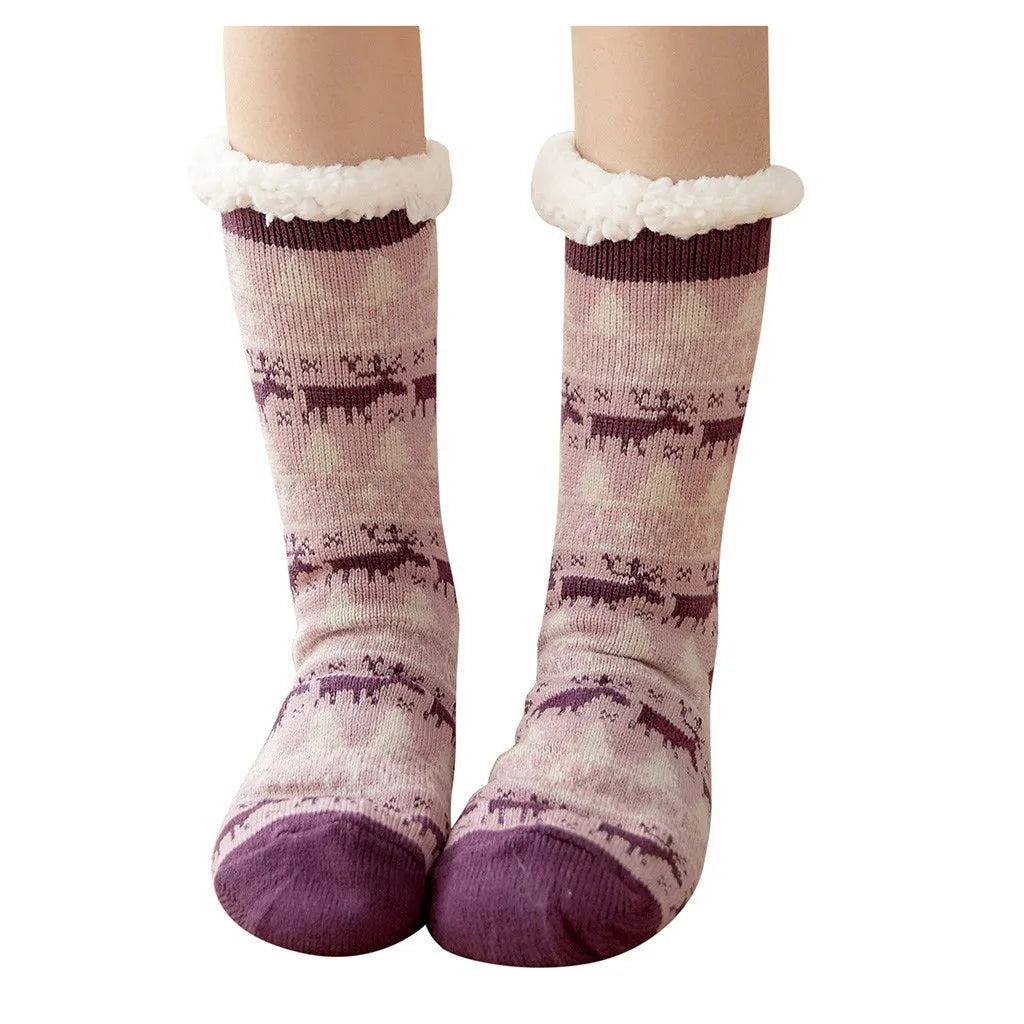 Festive Women's Christmas Socks - Fun Holiday Gift