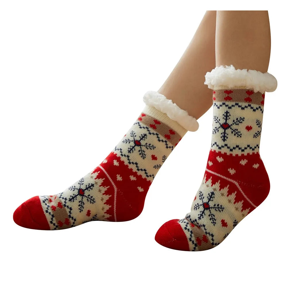 Festive Women's Christmas Socks - Fun Holiday Gift