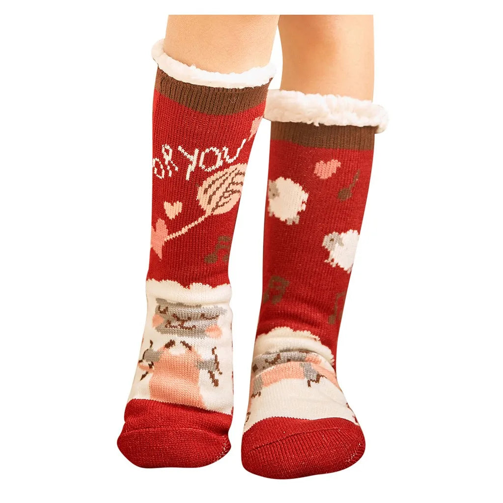 Festive Women's Christmas Socks - Fun Holiday Gift
